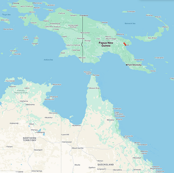 collecting locality map for 'Dadswell, H.E.'