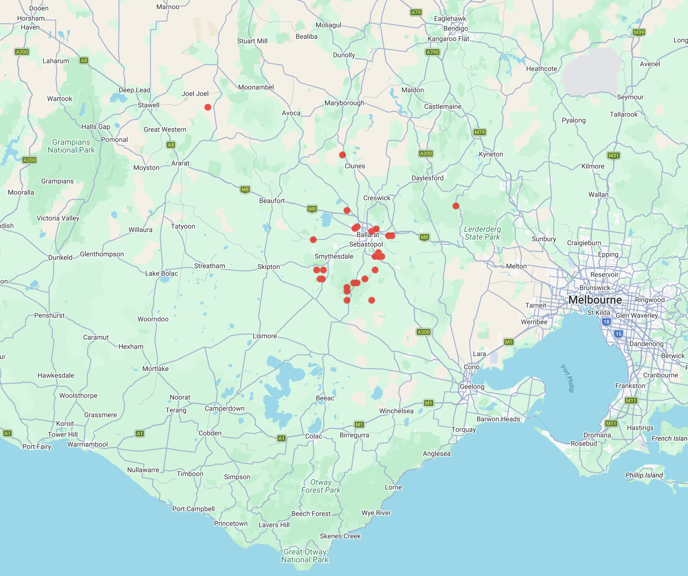 collecting locality map for 'XXXX'